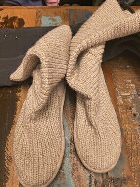 Ugh Knit Boots, Cream